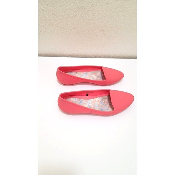 Crocs Light Pink Pointed Toe Slip-On Flats Size 8 - Picture 6 of 14
